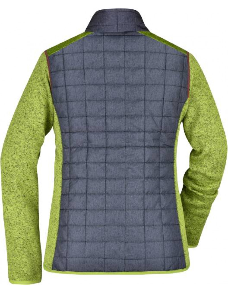 Jachetă hibridă tricotată pentru femei, fără glugă